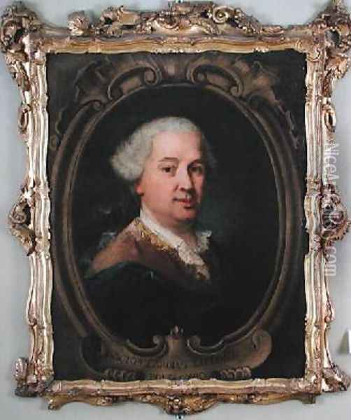 Portrait of Carlo Goldoni 1707-93 Oil Painting - Alessandro Longhi