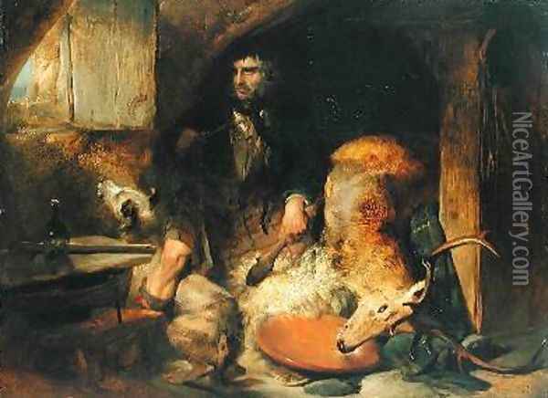 The Savage Oil Painting - Sir Edwin Henry Landseer