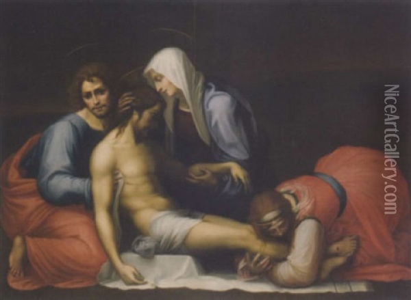The Lamentation Oil Painting -  Fra Bartolommeo