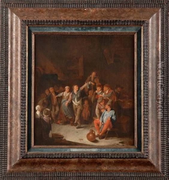 Scene D'auberge Oil Painting - Cornelis Pietersz Bega