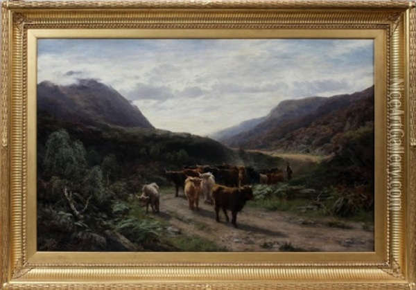 Highland Grove Oil Painting - David Farquharson