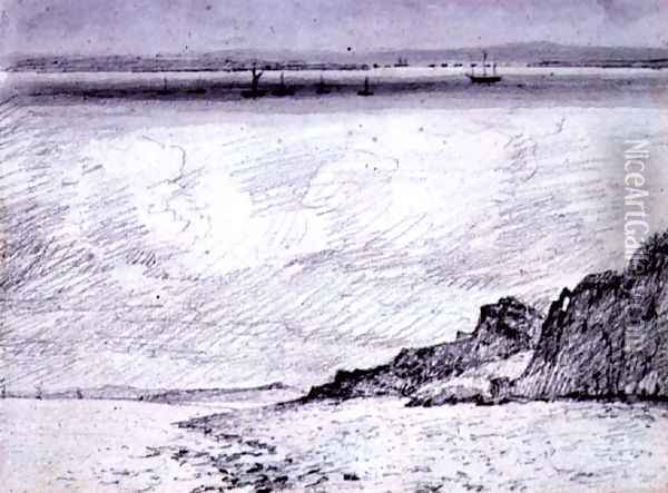 Sheerness Coast scene near Southend, 1814 Oil Painting - John Constable