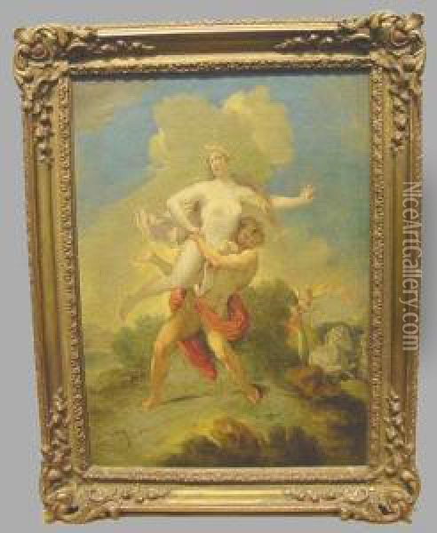 Rape Of Persephone Oil Painting - Michele Da Parma (see Rocca)