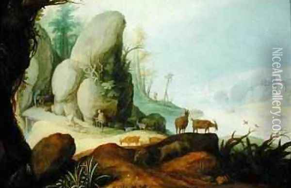 Pastoral Landscape 1605 Oil Painting - Willem van, the Younger Nieulandt