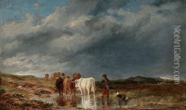 After The Storm Oil Painting - Edward Hargitt