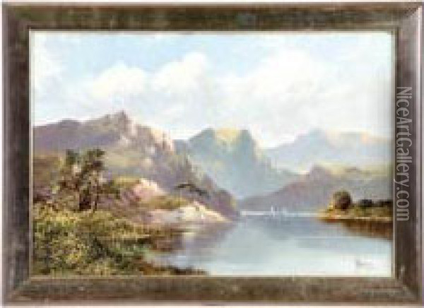 Landscape Oil Painting - John Henry Boel
