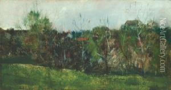 Avondale [ohio] Oil Painting - John Henry Twachtman
