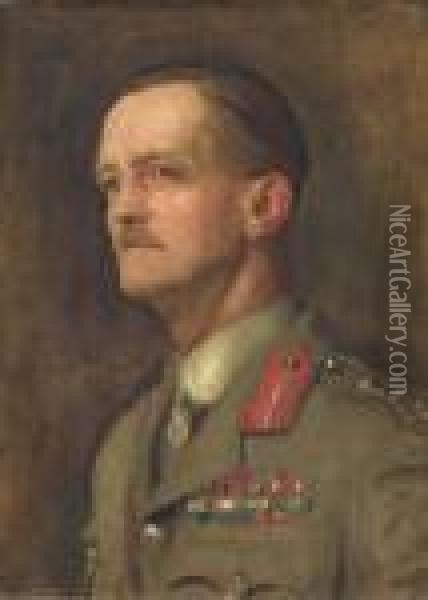 Portrait Of Lt. General Sir Charles Dobell, K.c.b., C.m.g., D.s.o.,com. Legion Of Honour Oil Painting - John Singer Sargent