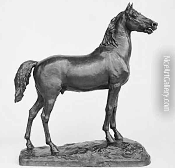 Study of the Horse for the Statue of Major General George Henry Thomas Oil Painting - John Quincy Adams Ward