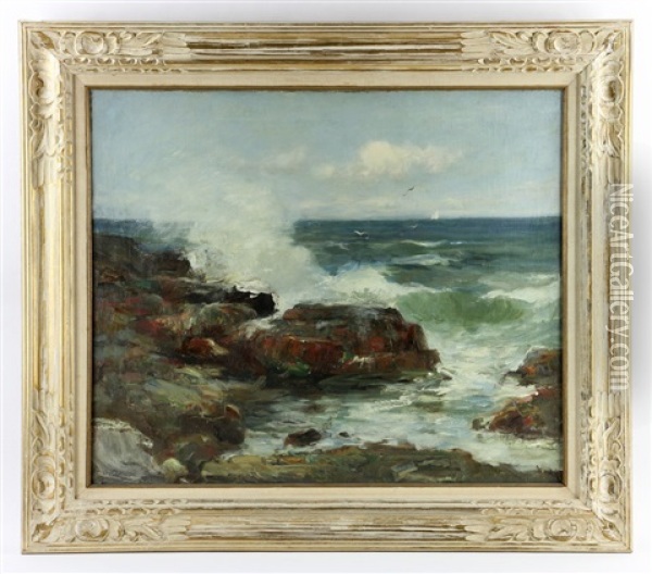 Bass Rocks Oil Painting - Charles Paul Gruppe