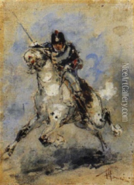 Cavalleria Oil Painting - Francesco Mancini