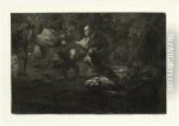 Dios Los Cria Oil Painting - Francisco De Goya y Lucientes