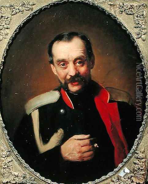 Portrait of the composer Cesar A. Kyui (1835-1918) Oil Painting - Konstantin Egorovich Egorovich Makovsky