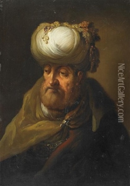 Bildnis Eines Orientalen Oil Painting -  Rembrandt van Rijn