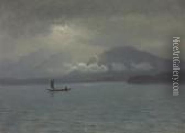 Northwest Coast Oil Painting - Albert Bierstadt