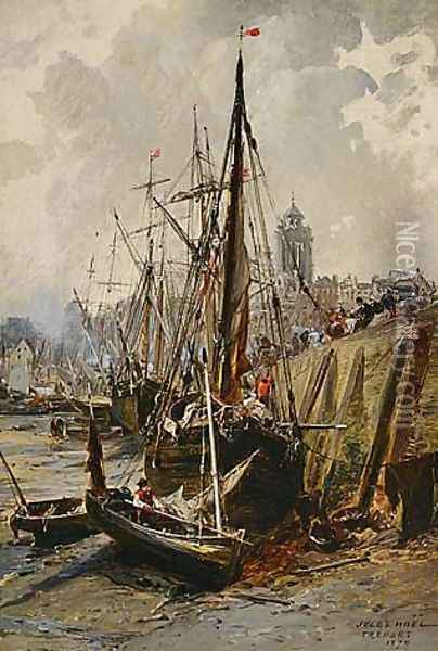 Tresporte, 1870 Oil Painting - Jules Achille Noel
