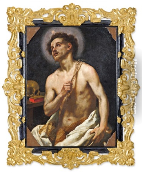 Saint Dominic Oil Painting - Jacopo Vignali
