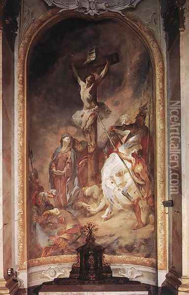 Crucifixion 1758 Oil Painting - Franz Anton Maulbertsch