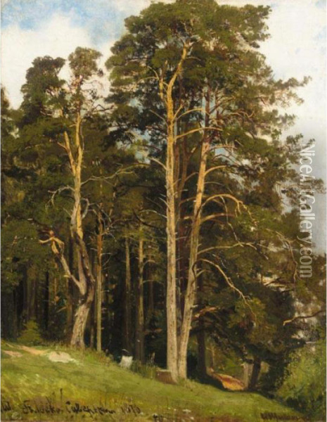 The Edge Of The Wood Oil Painting - Ivan Shishkin