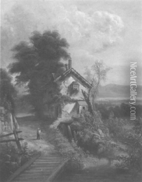 The Old Millhouse Oil Painting - Paul Ritter