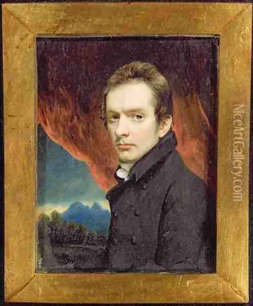 Self Portrait Oil Painting - John Hazlitt