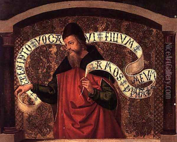 The Prophet Amos Oil Painting - Borgona Juan de