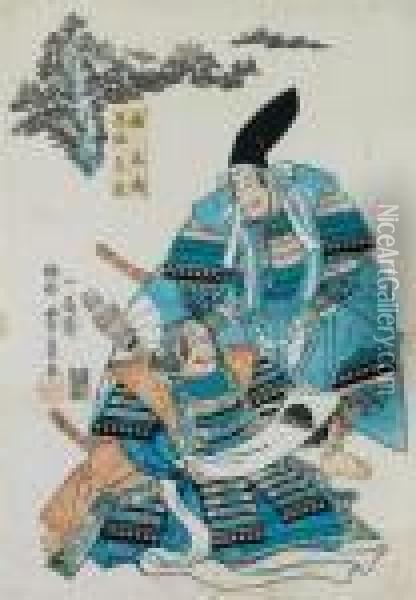 Beruhmte Generale Oil Painting - Utagawa or Ando Hiroshige