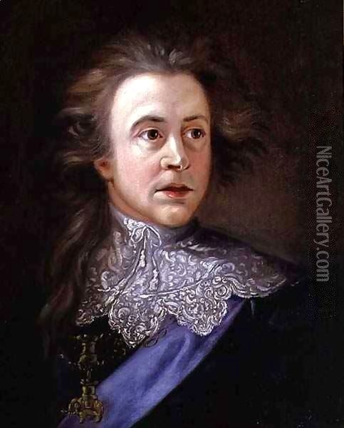 William Wyatt Dimond (1750-1812) actor Oil Painting - Thomas Barker of Bath