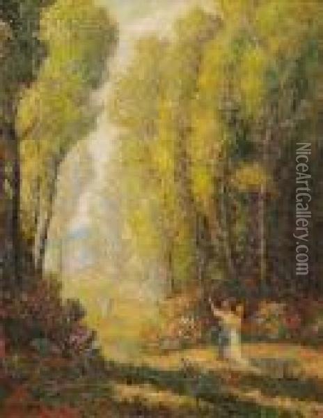 To The Garden Of Eden Oil Painting - Wilfred Thompson