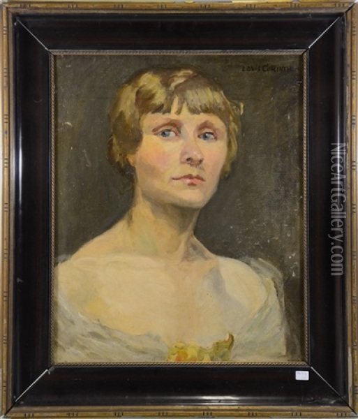 Portrait De Dame Oil Painting - Lovis Corinth
