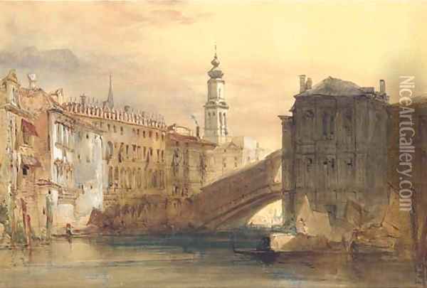 The Palazzo dei Camerlenghi, Venice Oil Painting - William Callow