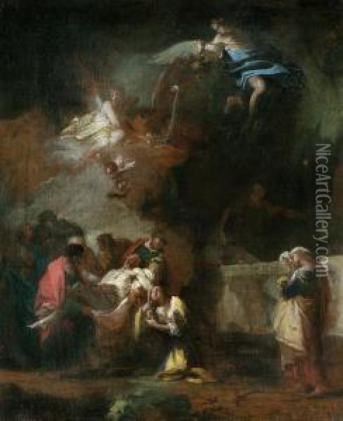 Die Grablegung Christi Oil Painting - Franz Sigrist