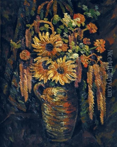Bouquet Des Champs Oil Painting - Pierre Dumont