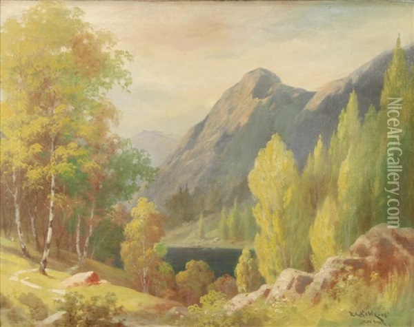 Sierra Landscape Oil Painting - Raymond Elder Noble