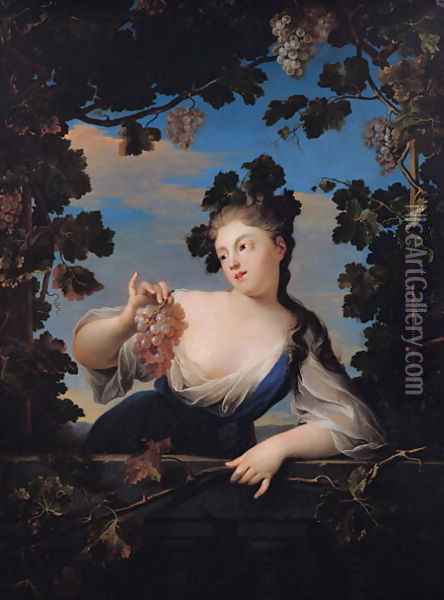 Autumn, 1718 Oil Painting - Robert Tournieres