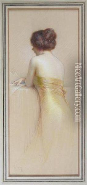 An Elegant Lady Oil Painting - Gaston Bouy
