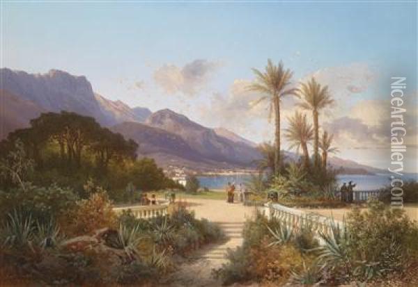 A Southern View Oil Painting - Carl Hasch