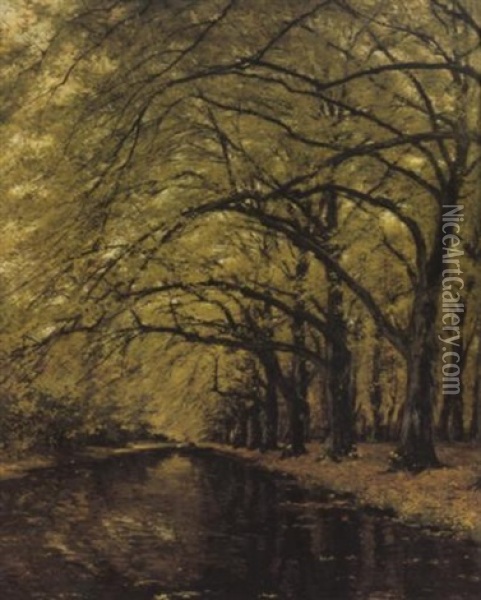 Vers L'automne Oil Painting - Franz Courtens