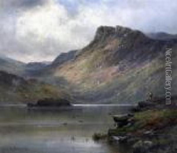 Loch Lomond & Loch Katrine Oil Painting - Alfred de Breanski