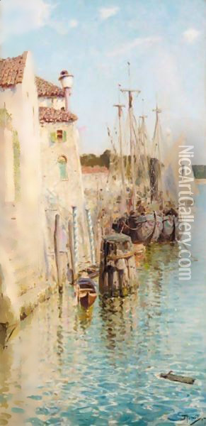 Venice Oil Painting - Vasily Polenov