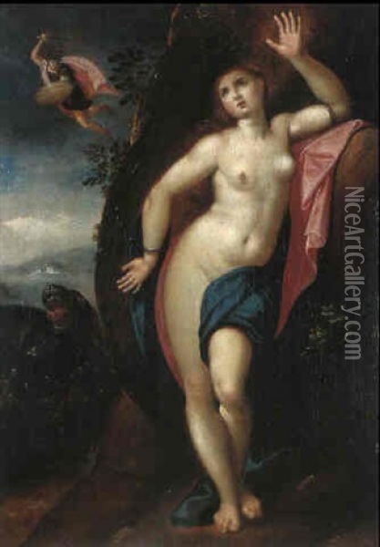 Perseus Und Andromeda Oil Painting - Hans Rottenhammer the Elder
