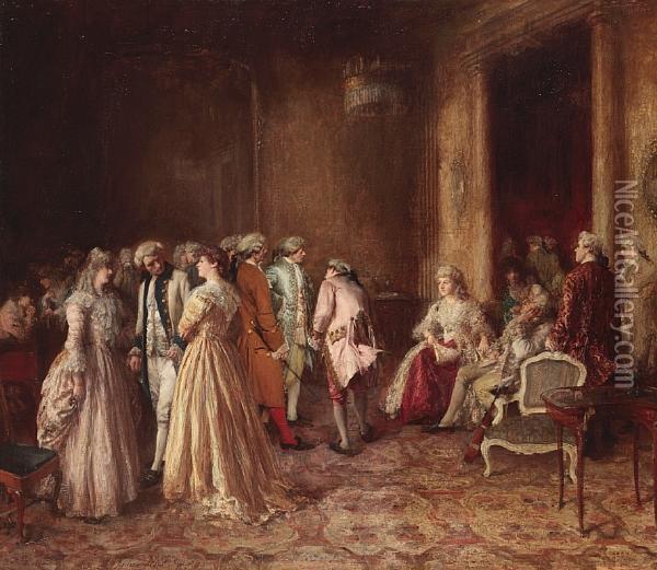 The Debutante Oil Painting - George Ogilvy Reid