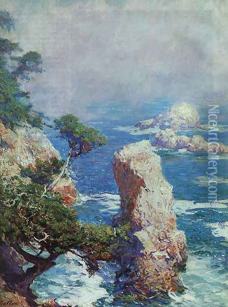 Mist over Point Lobos Oil Painting - Guy Rose