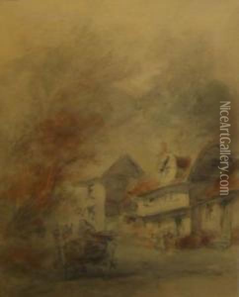 Near Yarmouth Oil Painting - Cornelius Holmes-Winter
