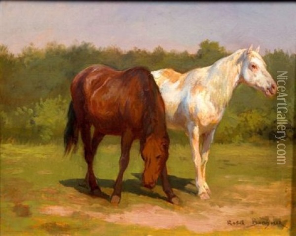 Horses Oil Painting - Rosa Bonheur