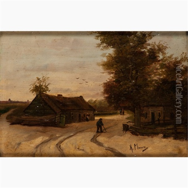 Rural Scene Oil Painting - Anton Mauve