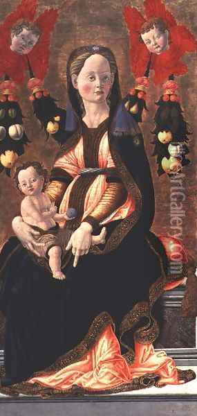 Madonna and Child, c.1450 Oil Painting - Giovanni di Francesco del Cervelliera