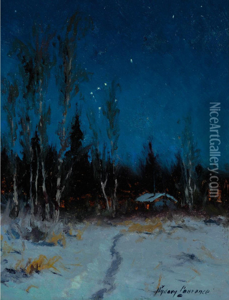 The Starlit Night Oil Painting - Sidney Laurence
