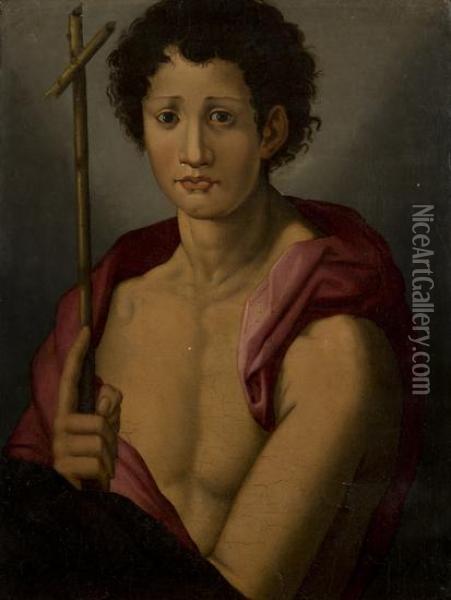 San Giovannino Oil Painting - Jacopino del Conte