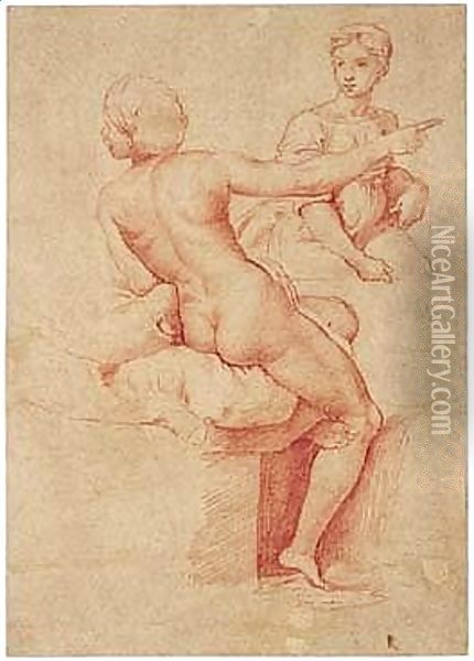 Untitled Oil Painting - Raphael (Raffaello Sanzio of Urbino)